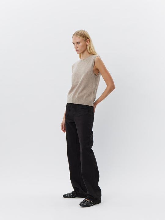 Sofie Schnoor Karlisw vest brown melange