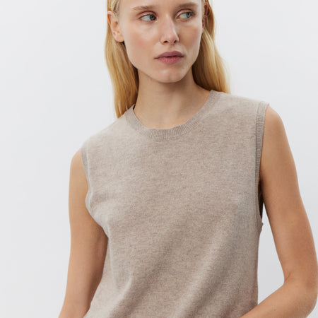 Sofie Schnoor Karlisw vest brown melange