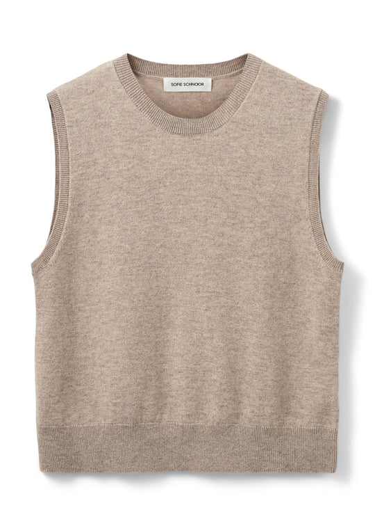 Sofie Schnoor Karlisw vest brown melange