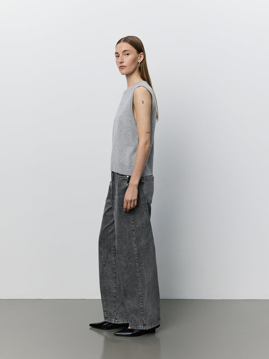 Sofie Schnoor Karlisw vest grey melange