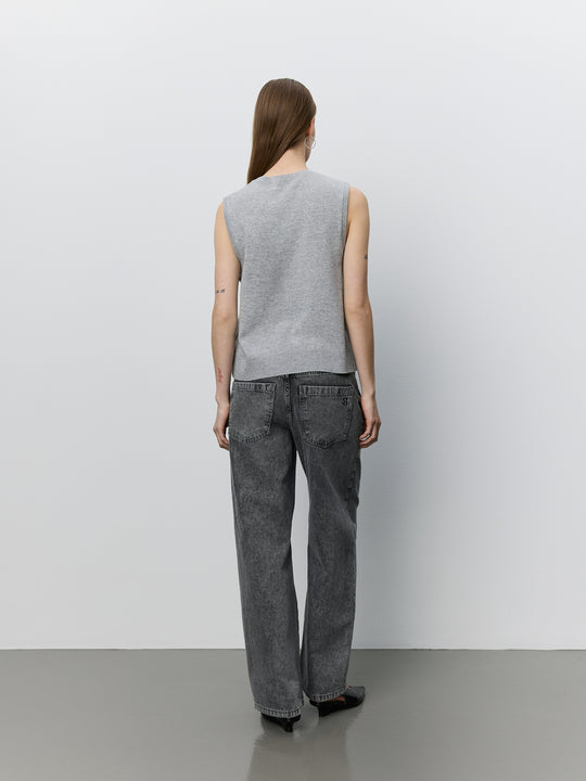 Sofie Schnoor Karlisw vest grey melange