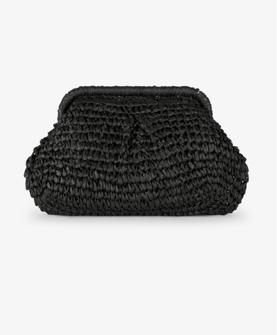 Sui Ava Olivia Bloom Bag Black