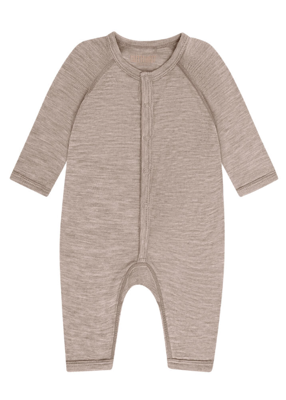 HUTTEliHUT Suit LS Wool w. Silk Brown