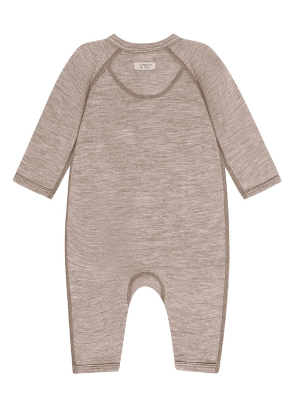 HUTTEliHUT Suit LS Wool w. Silk Brown