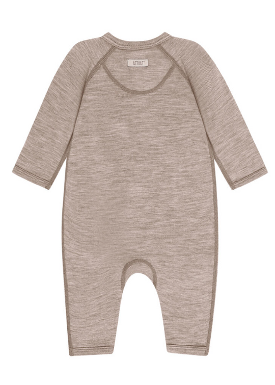 HUTTEliHUT Suit LS Wool w. Silk Brown