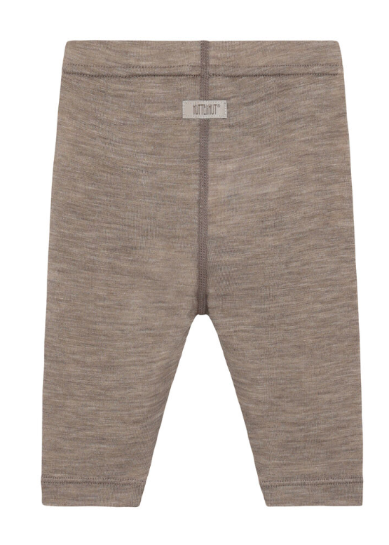 HUTTEliHUT Leggings Wool w. Silk Brown