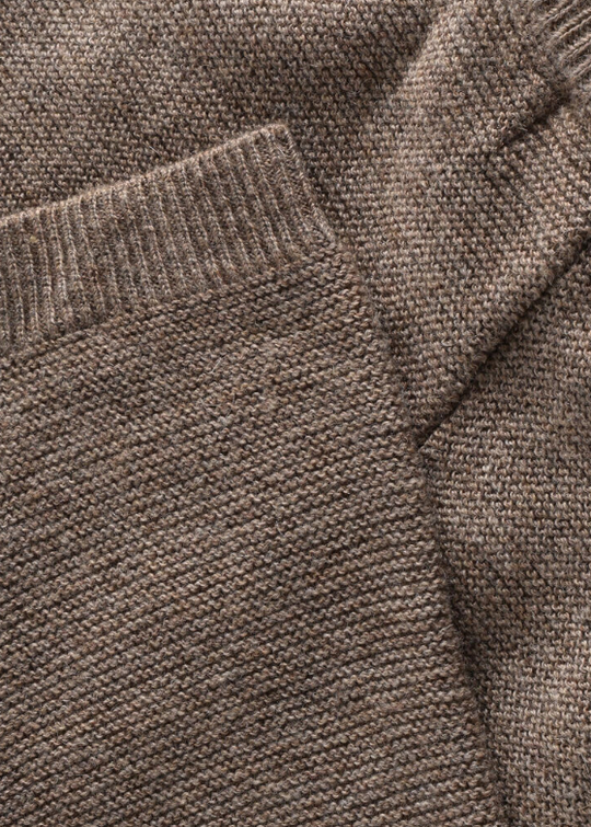 HUTTEliHUT Pants Knit w. Wool Brown