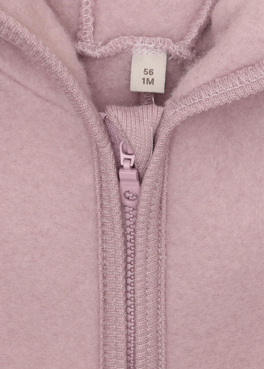HUTTEliHUT Pram Suit Wool Fleece Pink