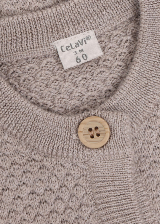 CeLaVi Cardigan - Knitted Brown
