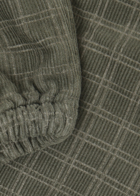 Minymo Pants Corduroy AOP w. Lining Green
