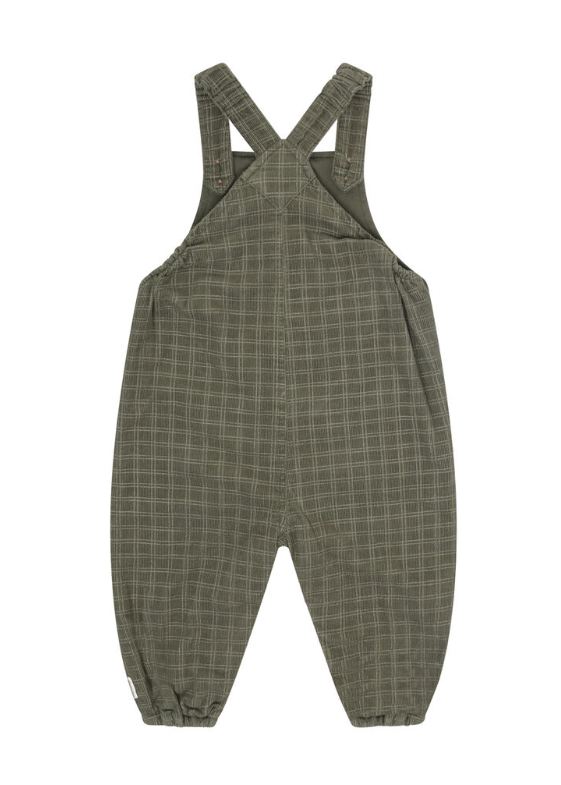 Minymo Overall Corduroy AOP w. Lining Green