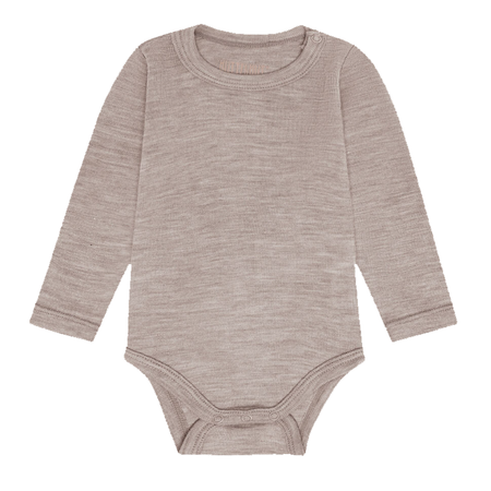 HUTTEliHUT Body LS Wool w. Silk Brown