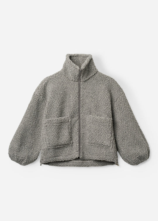 Project AJ117 Teddy jacket grey DK37-253