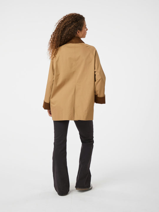 Neo Noir Anastacia Cord Jacket Dark Tan