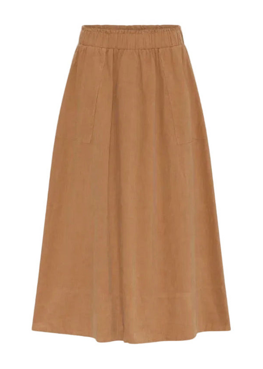 La Rouge Vilma Skirt Corduroy Camel
