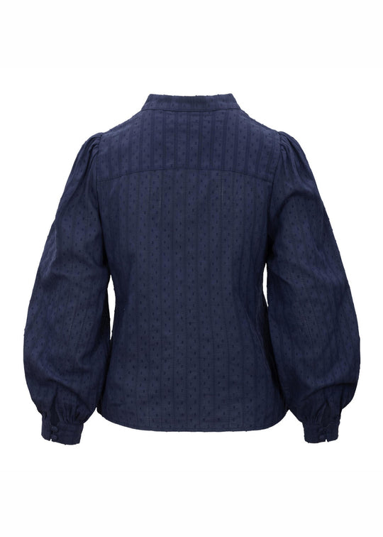 Urban Pioneers Otilie LS Blouse Navy