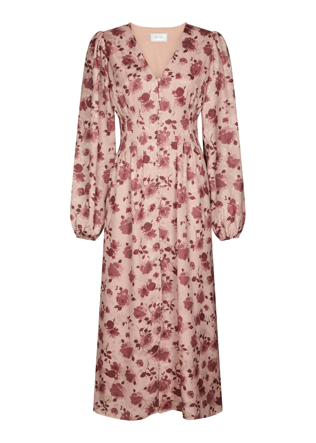 Neo Noir Jellie Print Dress Dusty Rose