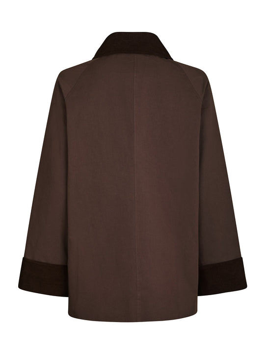 Pre-order uge 30. Neo Noir Anastacia Cord Jacket Brown