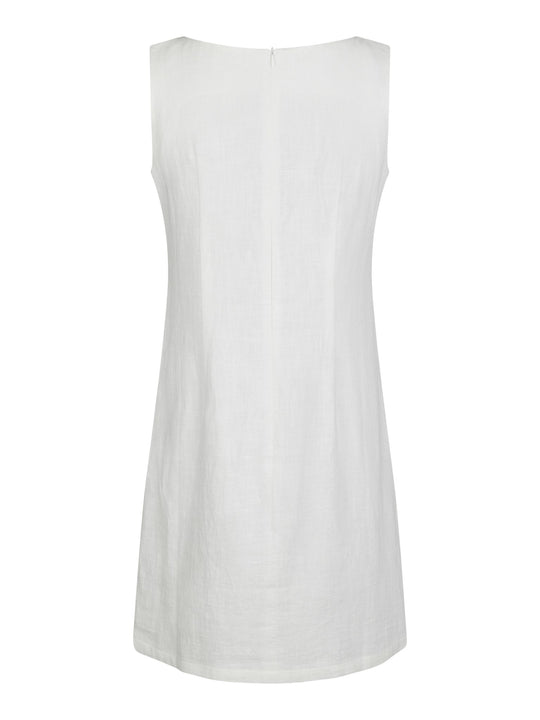Neo Noir Bruna Ramie Dress Off White