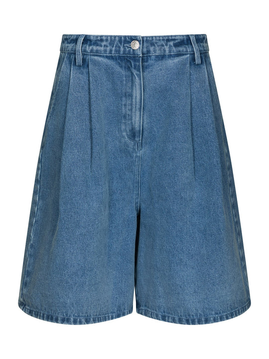 Neo Noir Rosel Denim Shorts Blue