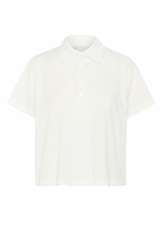 My Essential Wardrobe AbbyMW Polo Tee Snow White