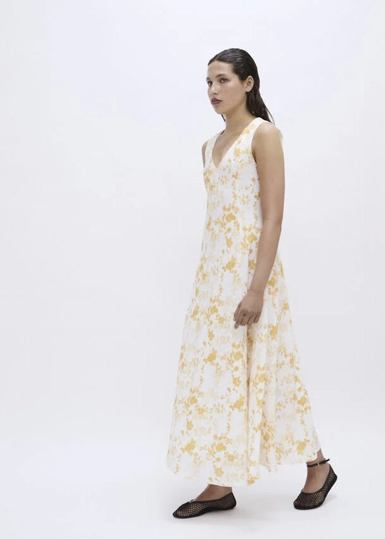 2NDDAY Albarras Fine Texture Dress Saffron Flower