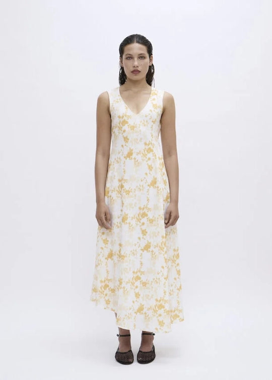 2NDDAY Albarras Fine Texture Dress Saffron Flower