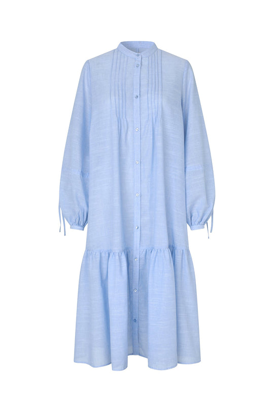 Lollys Laundry AlannaLL Maxi Dress LS light blue