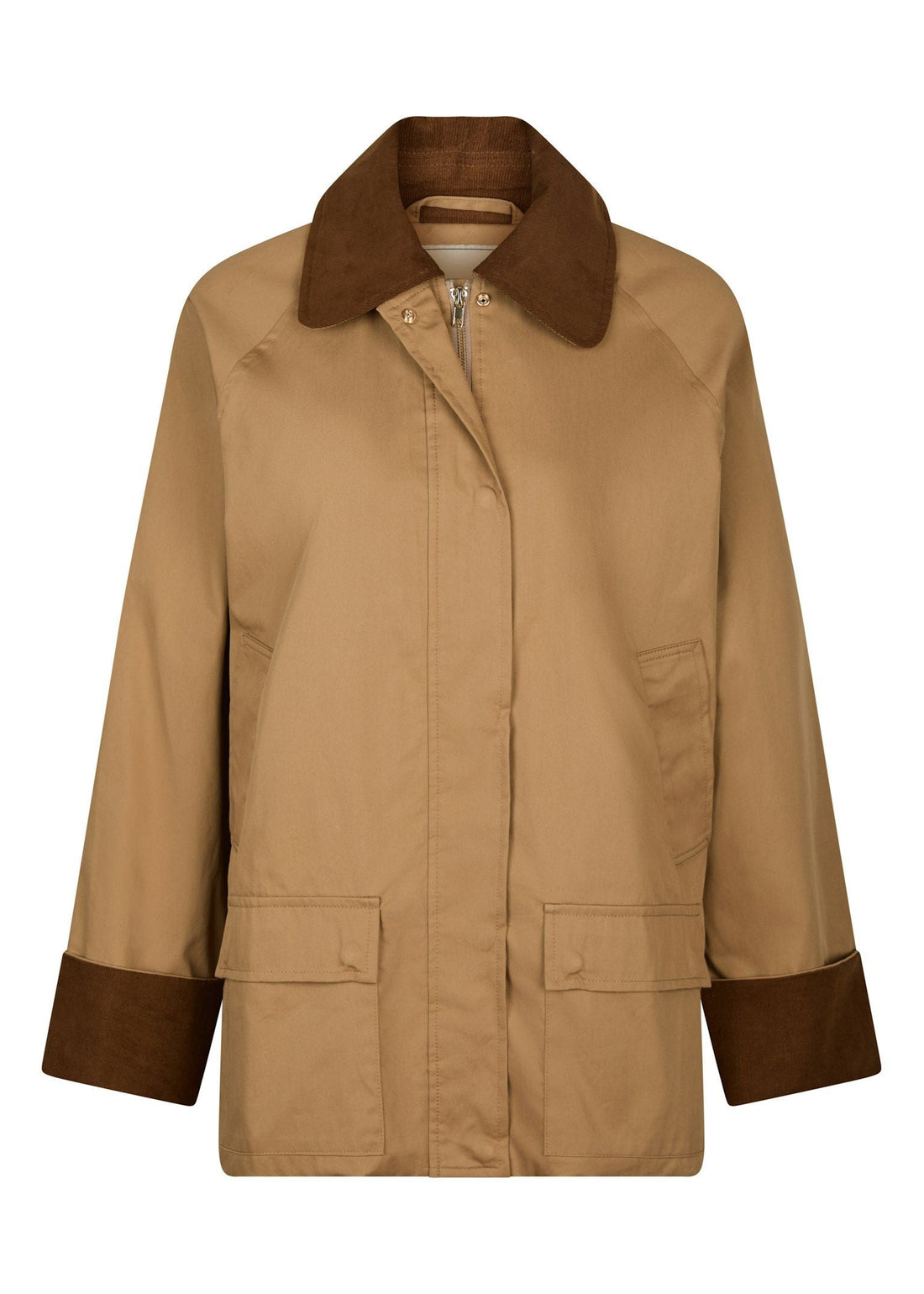 Neo Noir Anastacia Cord Jacket Dark Tan