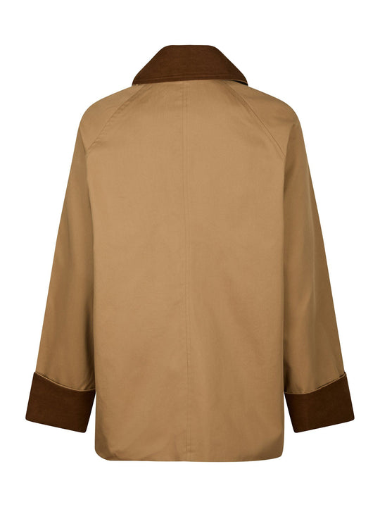 Neo Noir Anastacia Cord Jacket Dark Tan