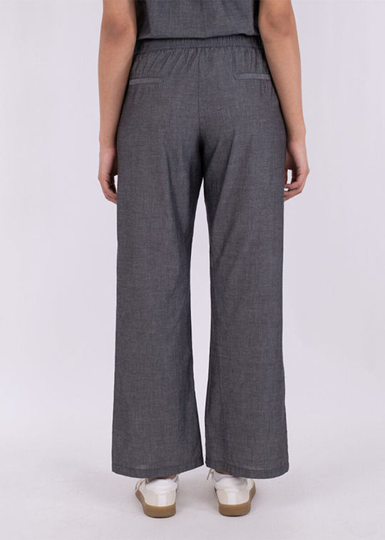 Neo Noir Astra Chambray Pantalon noir