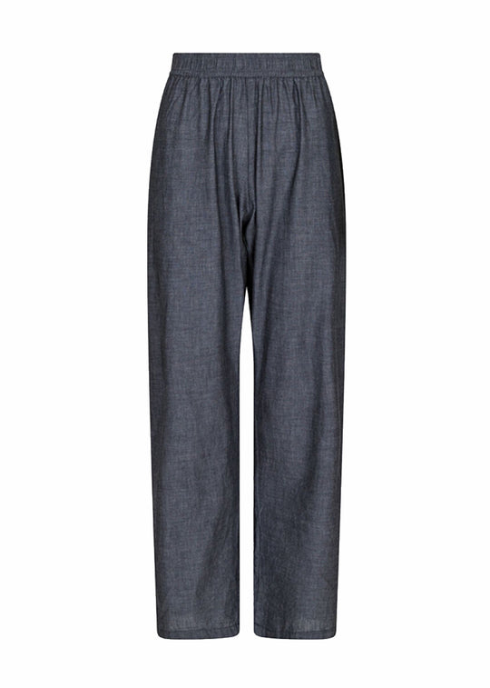 Neo Noir Astra Chambray Pantalon noir