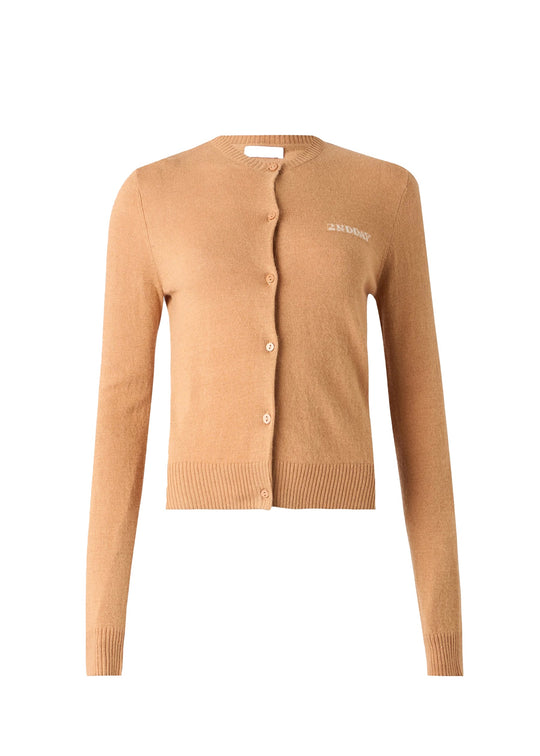 2NDDAY Vinny TT Soft Wool Blend Cardigan classic camel