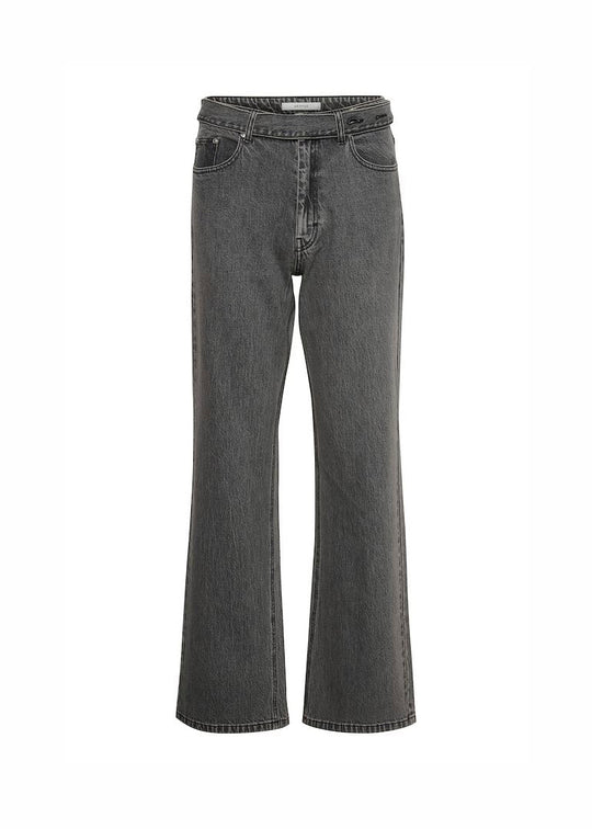 Gestuz Billygz Mw Wide Leg Jeans Gray Wash
