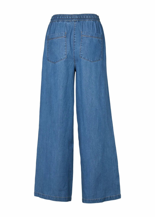 Basic Apparel Bine Wide Denimpant Light Blue