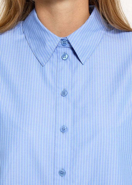 Peppercorn PCNetty Shirt 2016S Cornflower Blue Stripe