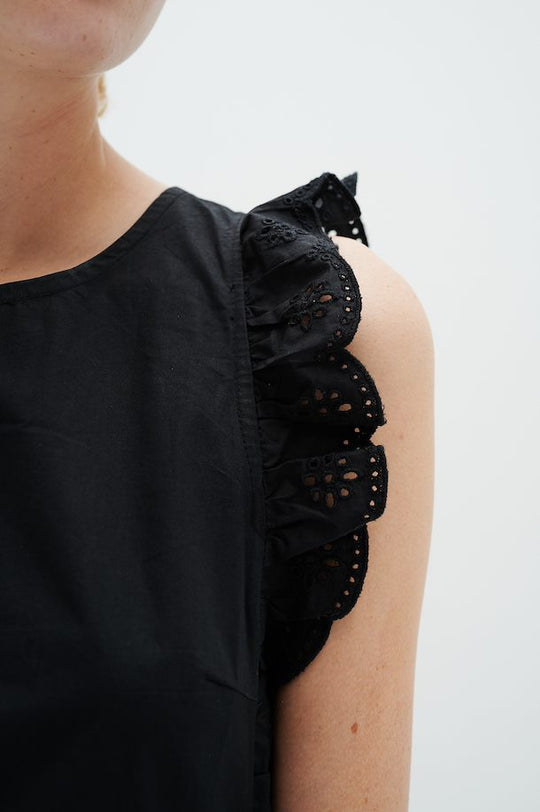 Robe mince en bois noir