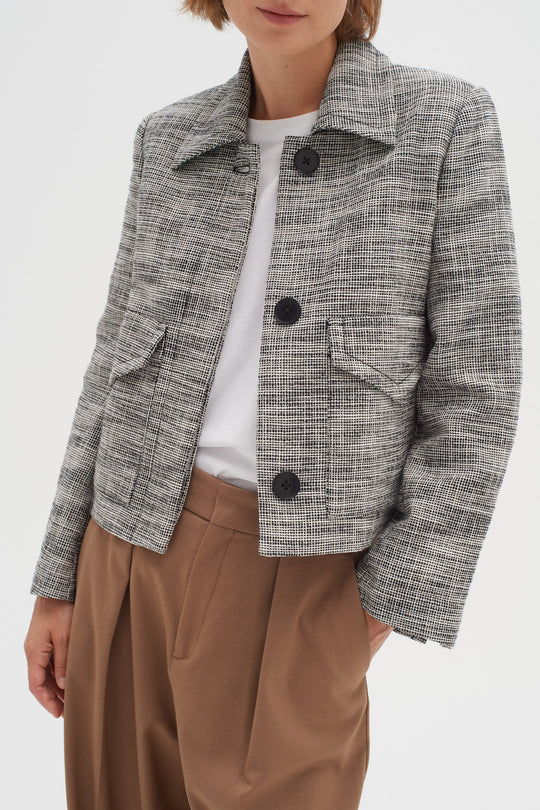 Inwear ZaccaiIW Jacket black white