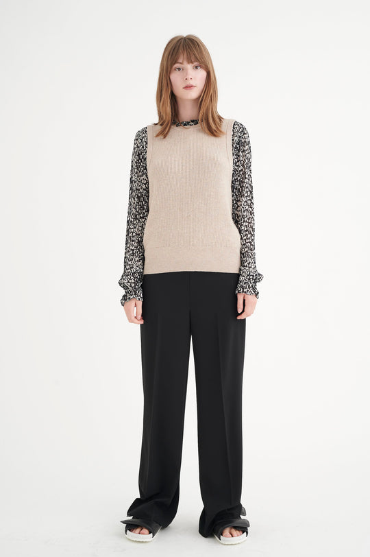 Pantalon zheniw en noir noir