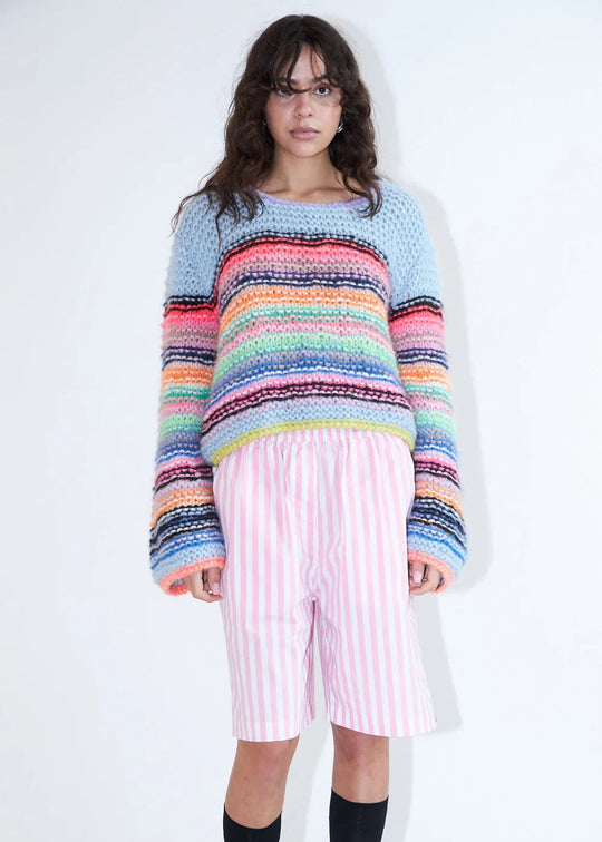 DawnXDare Sassie Pullover Ice Blue Multi