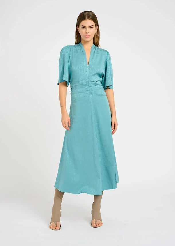 Gestuz BrinaGZ midi SS dress Brittany Blue