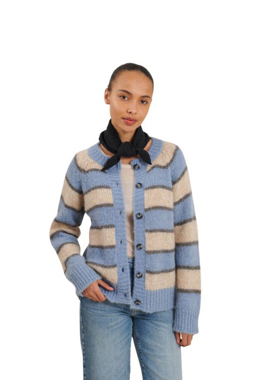 Basic Apparel Caterina Cardigan 724 D. grey mel. / Asleigh blue