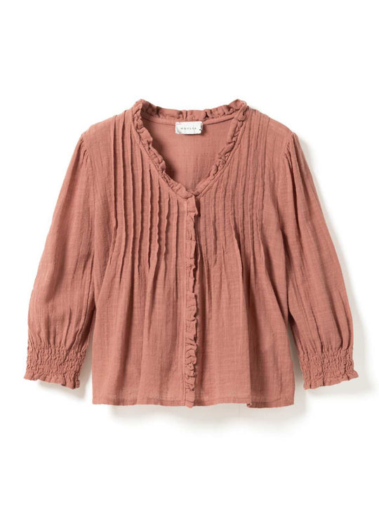 Noella N-Marin Blouse Red Clay