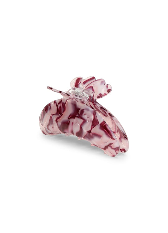 Sui Ava Helle Cinnamon Satin Big Purple Rose