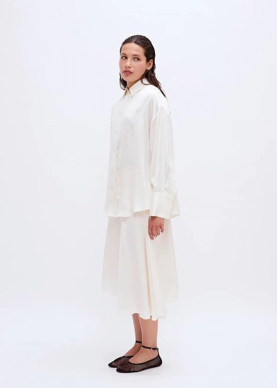 2NDDAY Clarose Silky Viscose Shirt Tofu