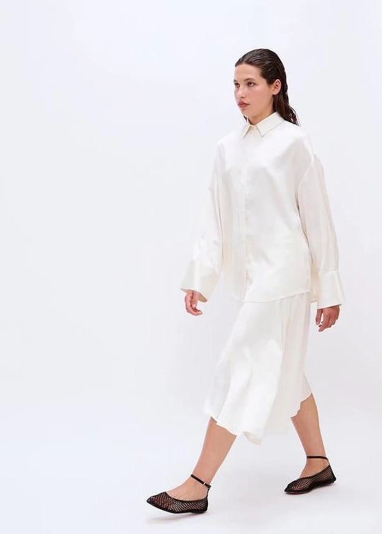 2NDDAY Clarose Silky Viscose Shirt Tofu