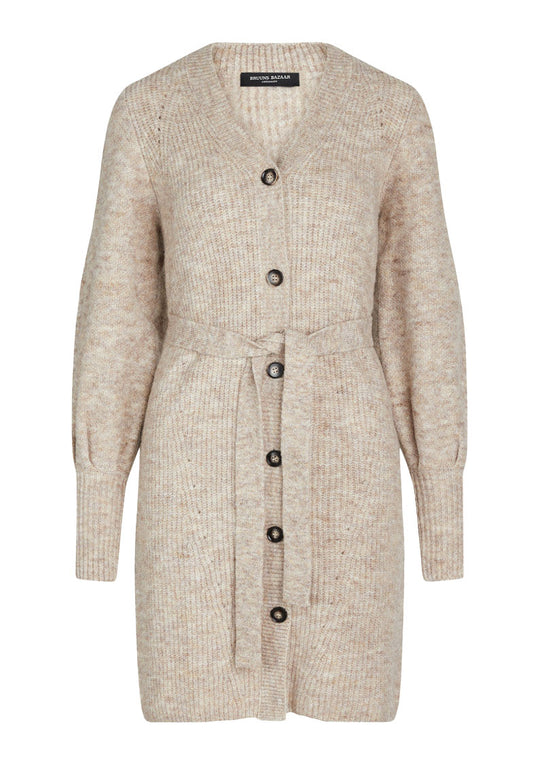 Bruuns Bazaar Crisantabbinde tricot léger du sable mélange