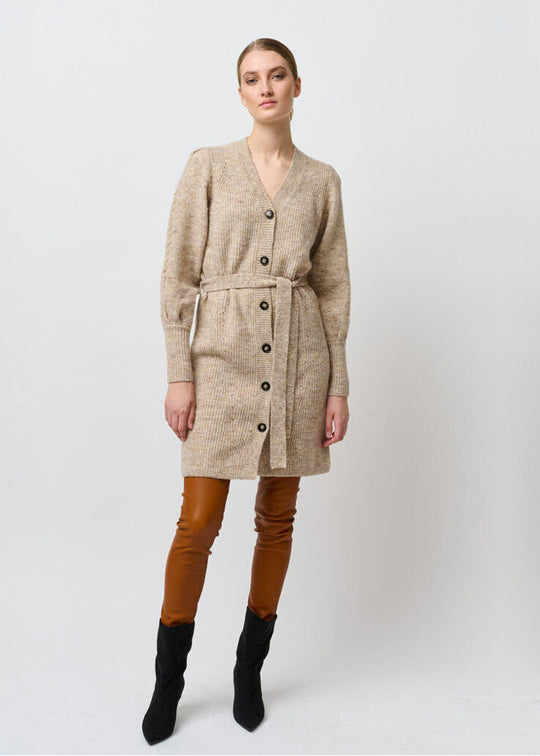 Bruuns Bazaar Crisantabbinde tricot léger du sable mélange