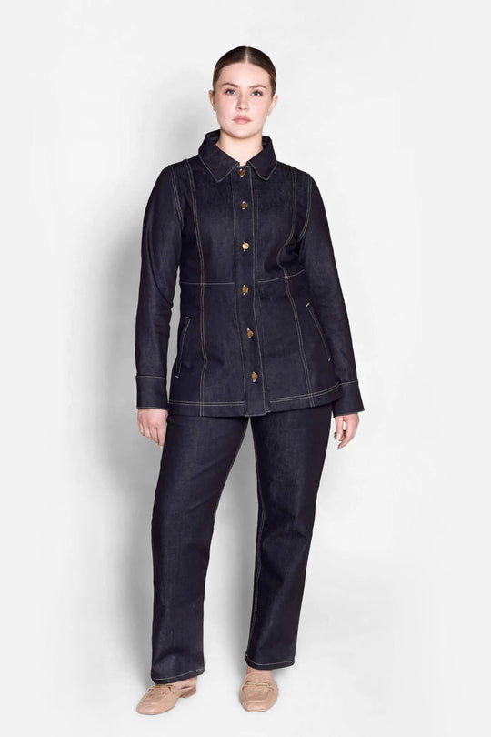 Cyme Copenhagen Rinse Denim Jacket blå