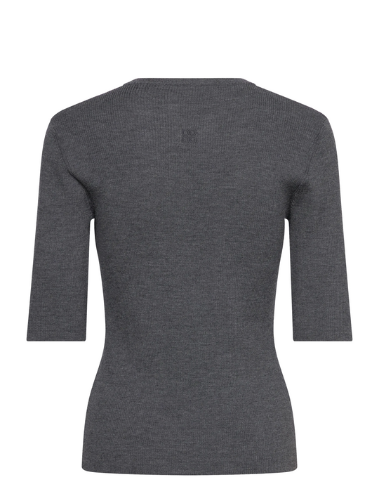 DAY Birger ét Mikkelsen Carolina Rib - Daily Elements Pullover Dark Grey Melange